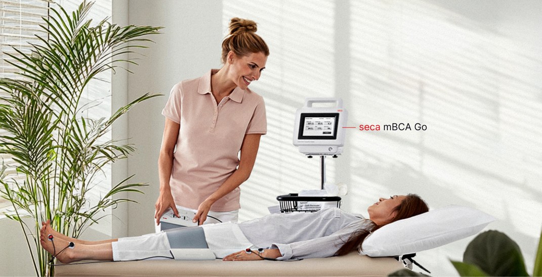 Produkter » Body Composition Analysis » seca mBCA Go · seca