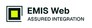 EMIS logo featuring a stylized blue and green abstract flower design next to the word 'EMIS' in blue font.