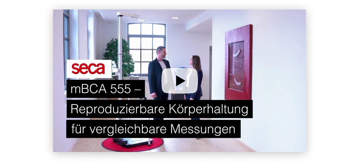Reproduzierbare Körperhaltung für vergleichbare Messungen