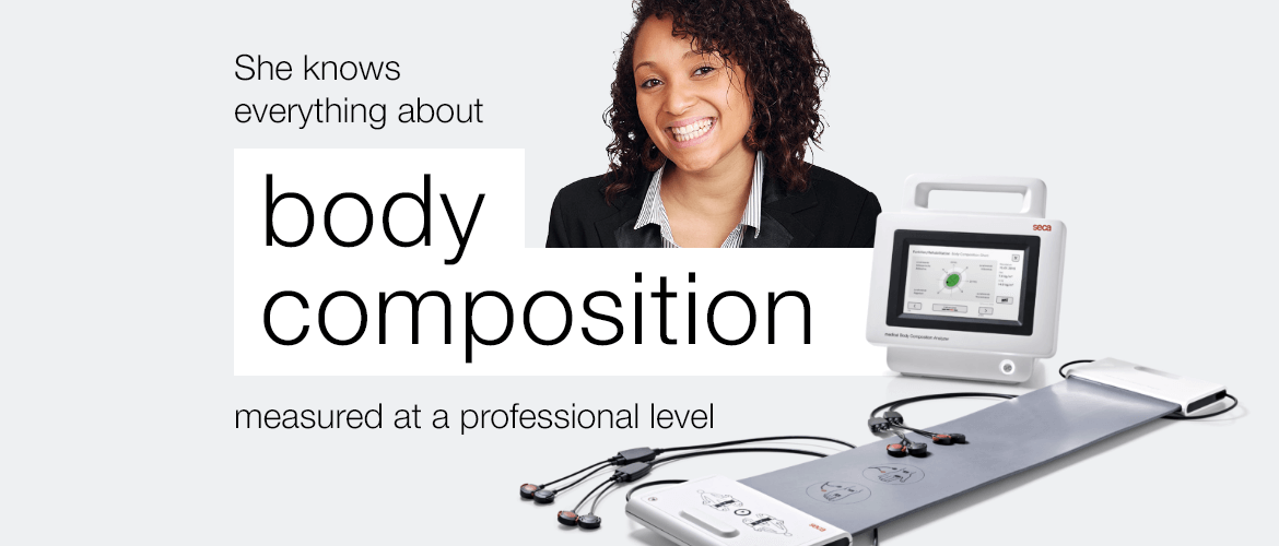 Electronic body composition analyzer - 525 - seca - bio-impedancemetry /  with digital display / portable